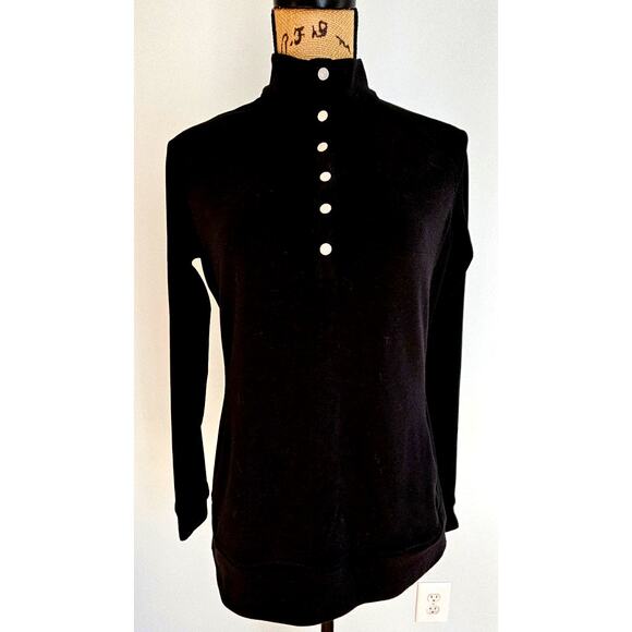 EPNY Long Sleeve Snap Pullover Black, Golf, Pickleball, Sports Sz S, NEW - Picture 4 of 11